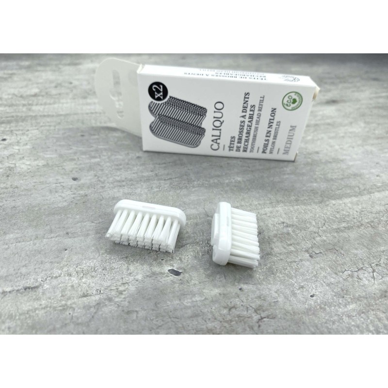 Lot de 2 recharges brosse à dents - MEDIUM Lot de 2 recharges brosse à dents - MEDIUM