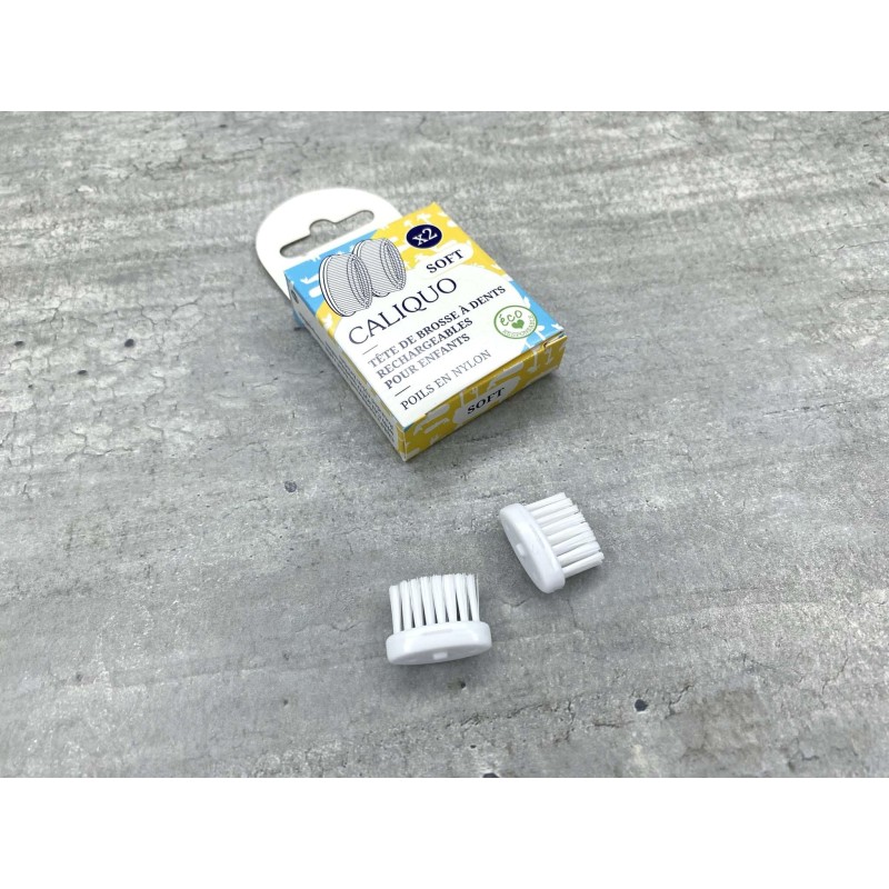 Lot de 2 recharges brosse à dents - Enfant Lot de 2 recharges brosse à dents - Enfant