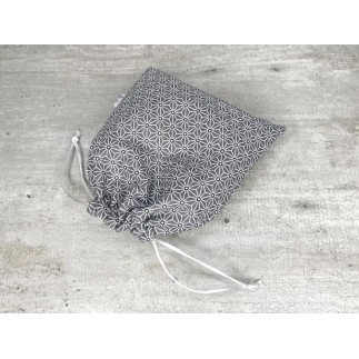 Pochon + 5 lingettes GRIS