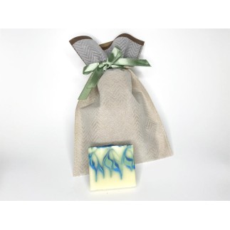 pochette cadeau ruban satin | Flow - La savonnerie