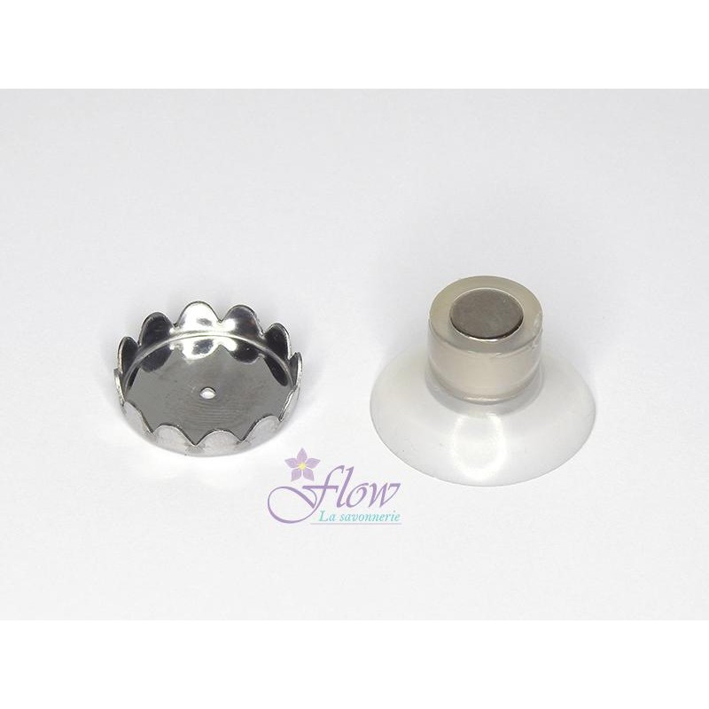 Porte savon minimaliste aimanté Porte savon minimaliste aimanté