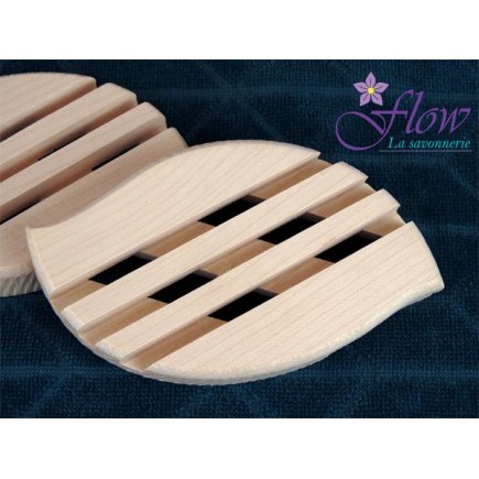 porte savon en forme de feuille naturel