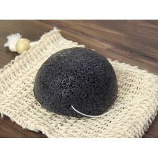 Éponge Konjac Visage - charbon