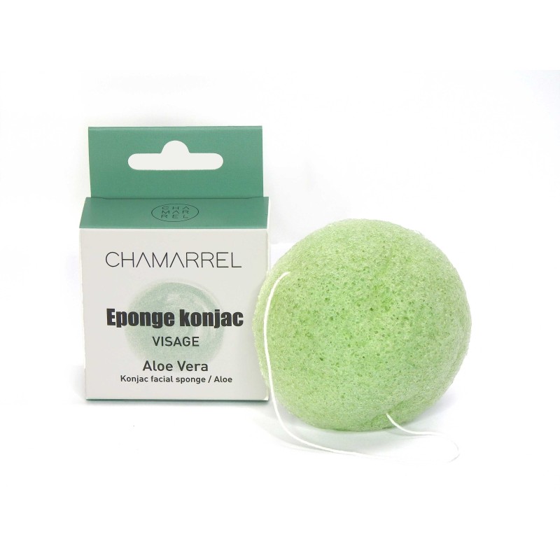 Éponge Konjac Visage - Aloe vera Éponge Konjac Visage - Aloe vera