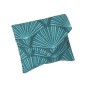 Pochette à savon - éventail bleu vert Pochette à savon - éventail bleu vert
