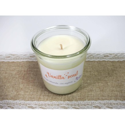 "Vanilla pearl" Bougie artisanale
