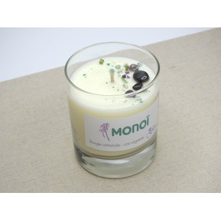 Bougie artisanale "Monoï" - Parfum de Grasse / Flow La savonnerie