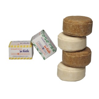 Shampoing solide cheveux normaux à secs| Flow - La savonnerie