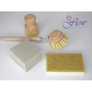 Eponge à vaisselle écologique en viscose et sisal