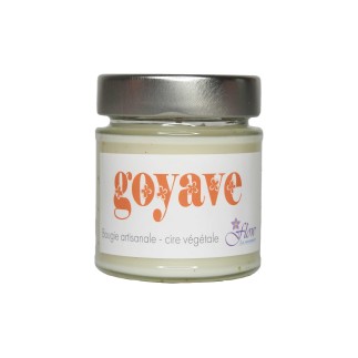 Bougie végétale artisanale "Goyave"  Parfum de Grasse