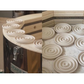 porte savon en grès