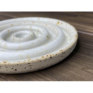 porte savon en grès pyrité // fait main en France