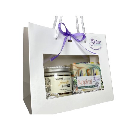 Coffret savon saponifié à froid ety baume | Flow - La savonnerie