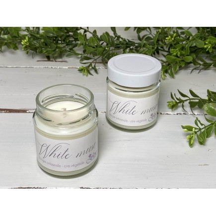 "White musc" Bougie artisanale