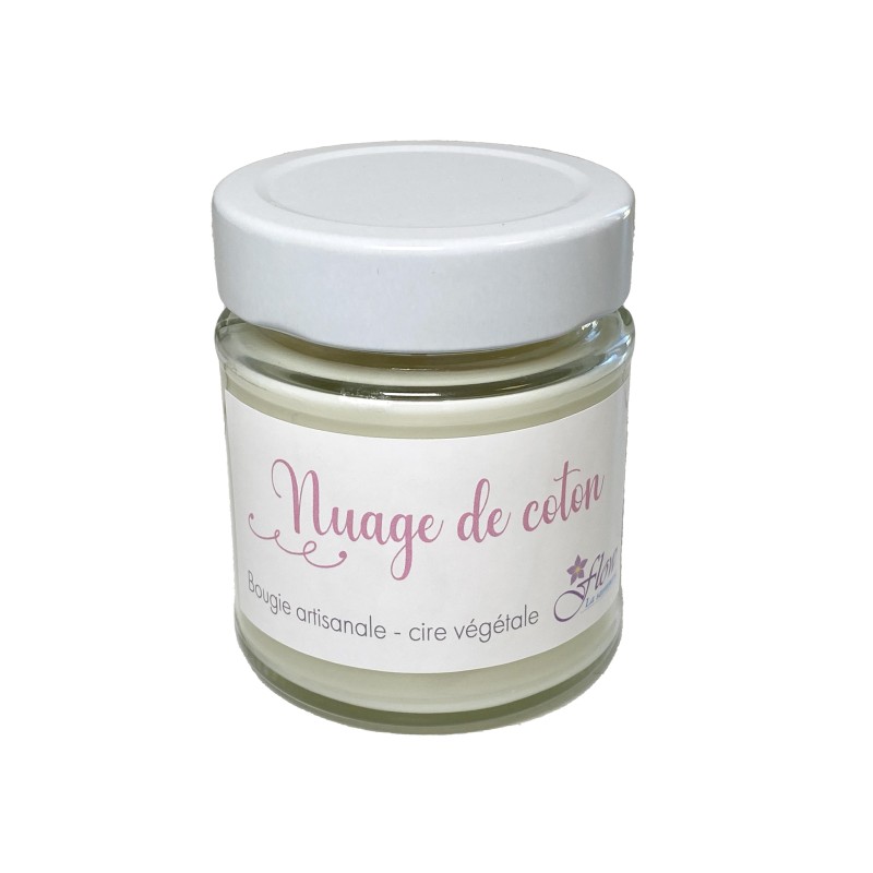 "Nuage de coton" Bougie artisanale "Nuage de coton" Bougie artisanale