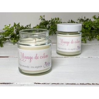 "Nuage de coton" Bougie artisanale