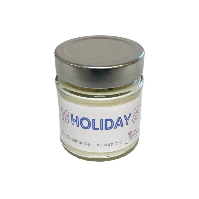 "Holiday" Bougie artisanale 95g "Holiday" Bougie artisanale 95g
