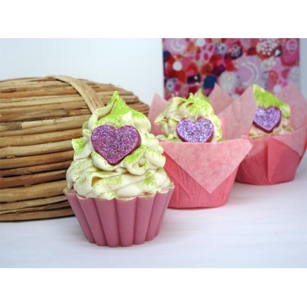 Savon Cupcake coeur