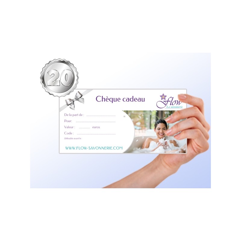 Chèque Cadeau 20 euros Chèque Cadeau 20 euros