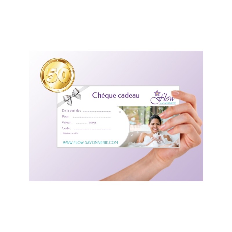 Chèque Cadeau 50 euros Chèque Cadeau 50 euros